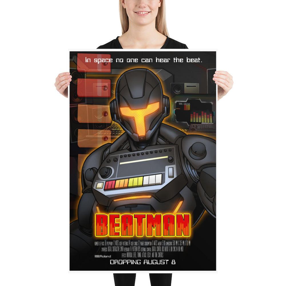 TR808 Beatman Superhero Movie Poster - Tedeschi Studio, LLC.