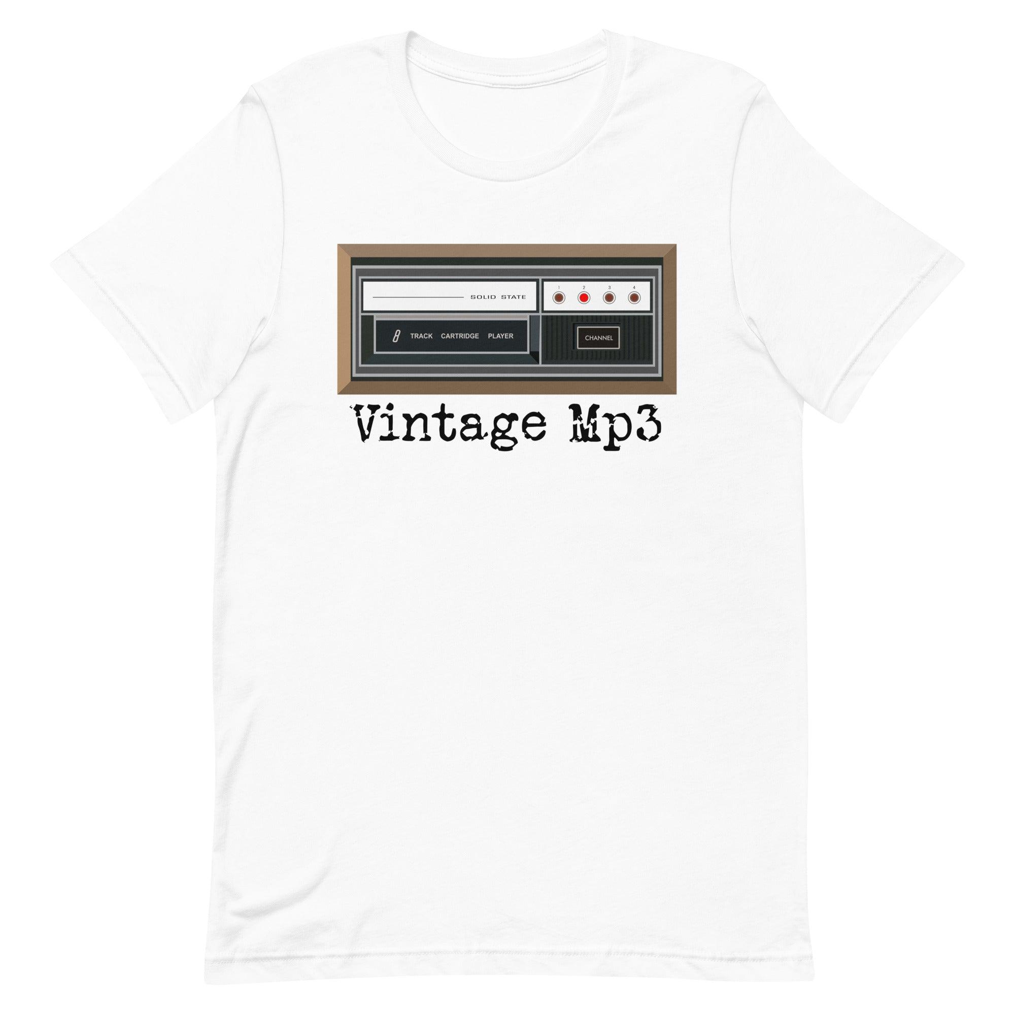 8-Track Cassette Recorder | Vintage Cassette Tape | Funny Mp3 Unisex T-Shirt (XS-5XL) - Tedeschi Studio, LLC.