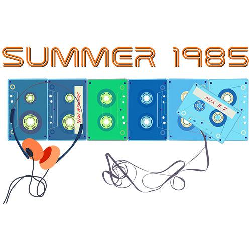 Cassette Tapes | Headphones | Retro | Summer 1985 Retro Unisex T-Shirt (XS-5XL) - Tedeschi Studio, LLC.