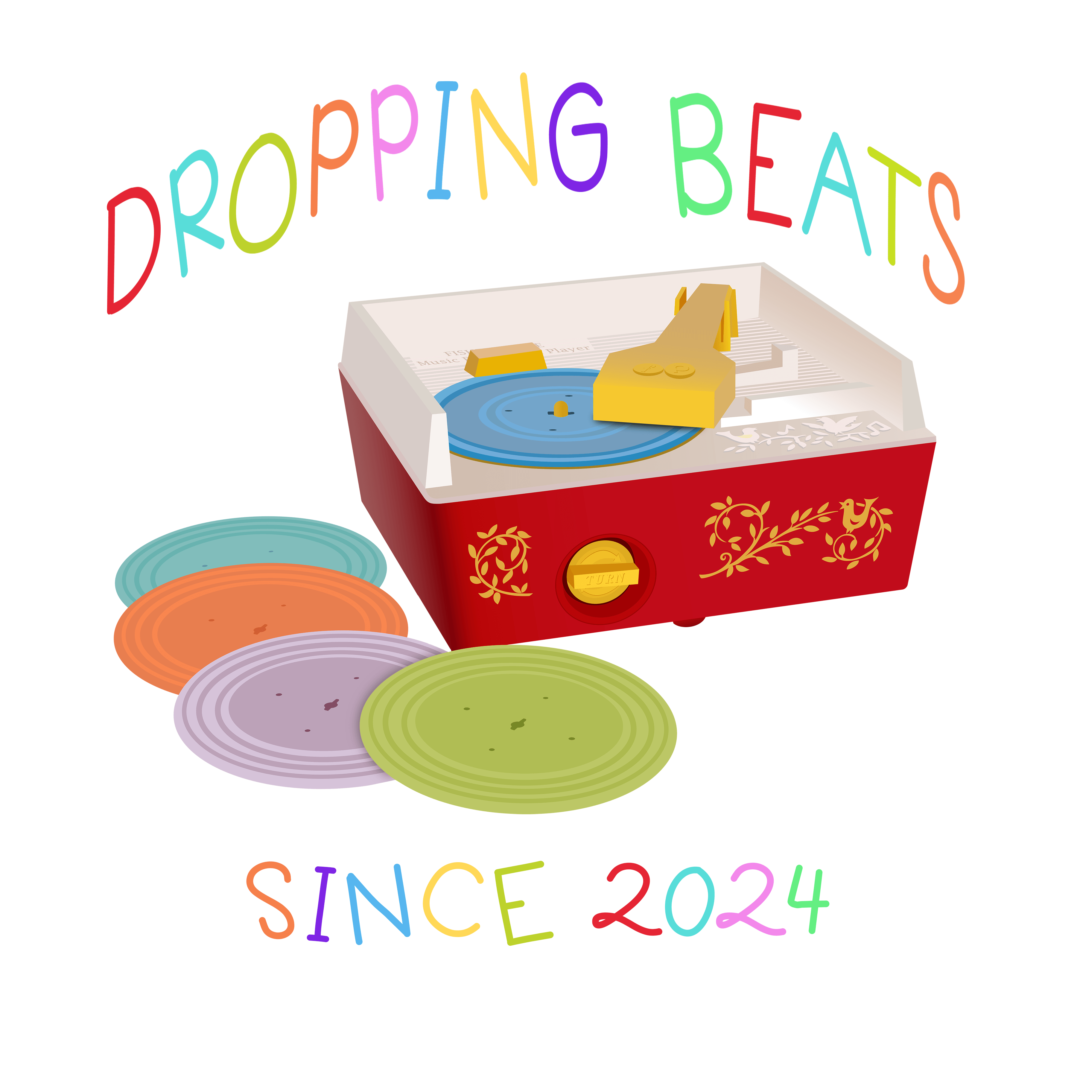 Dropping Beats Baby Gift Toddler T-Shirt - Tedeschi Studio, LLC.