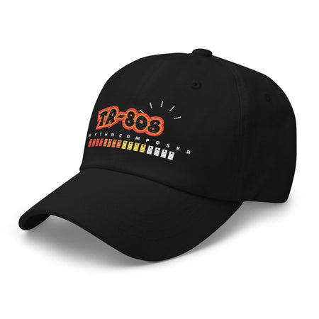 Roland® TR-808 Inspired | Vintage Drum Machine | Rhythm Composer w/Button Pads Embroidered Hat - Tedeschi Studio, LLC.