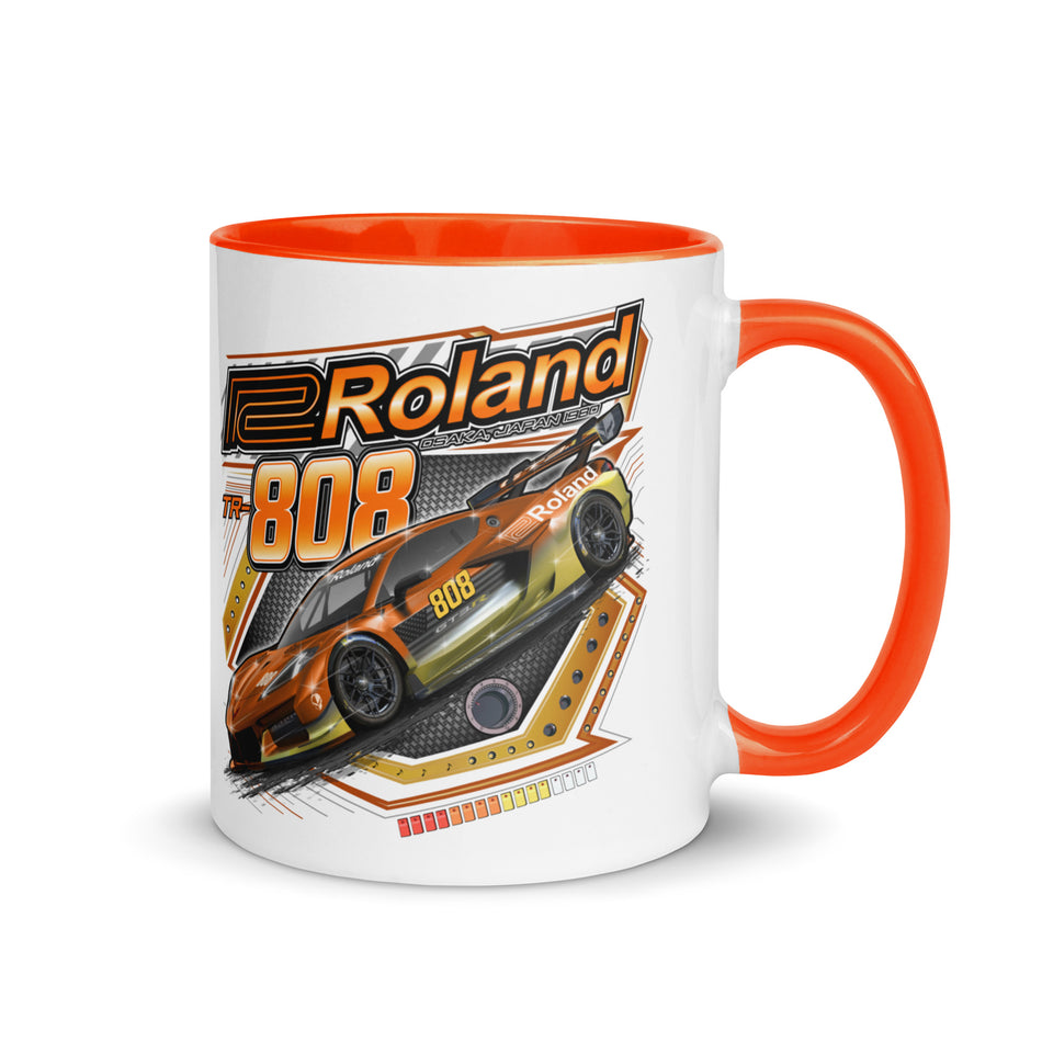 TR808 Racing w/Car TR808 Mug w/Color Inside